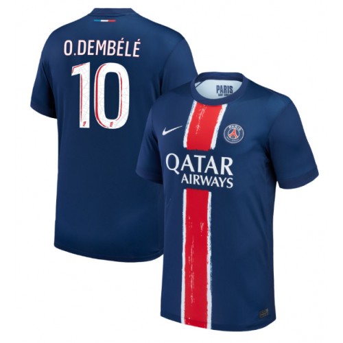 Moški Nogometni dresi Paris Saint-Germain Ousmane Dembele #10 Domači 2024-25 Kratek Rokav